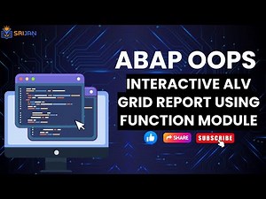 14. Interactive ALV Grid Report using Function Module