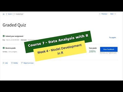 data analysis with r coursera week 4 quiz answers || IBM || theanswershome