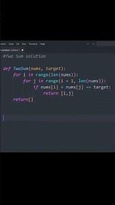 Python common LeetCode solution | Two Sum | #shorts #coding #programming #python #software