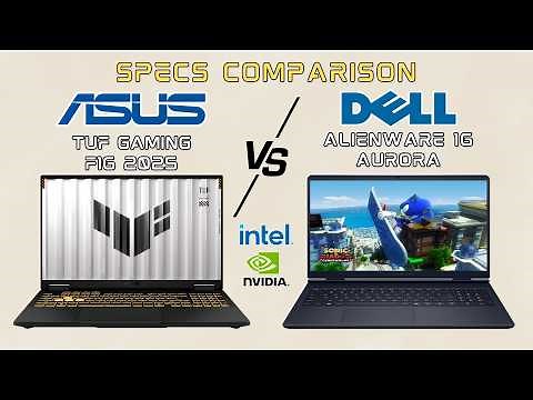 Asus TUF F16 2025 vs Alienware 16 Aurora | Shocking Differences! | BEST Mid Gaming Under $1600