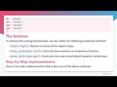 Efficiently Sort an Object by Key Prefix in JavaScript