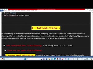 #103- Introduction Multi Threading | Multi Threading in Java | Complete Java