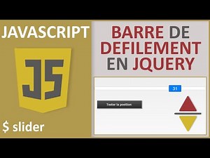 Créer une barre de défilement Web en Html et JQuery