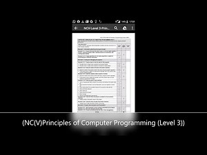 NCV Principle of computer programming level 3 assignment 2