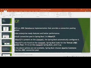 4-4 Spring Persistence layers and Connection Pool (HikariCP)