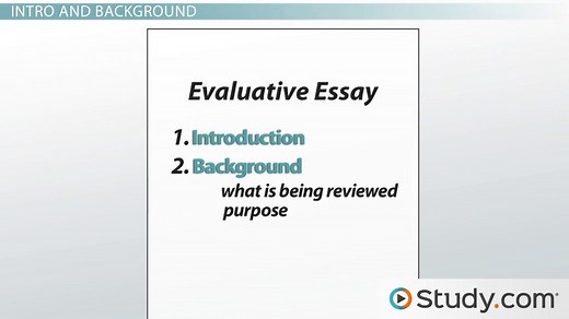 Evaluation Essay Definition, Example & Parts