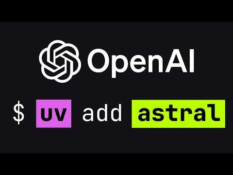 OpenAI buys Astral (uv, ruff, and ty as well)