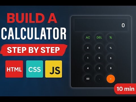 💻 Build a Stylish Calculator Using HTML, CSS & JavaScript | TechYaaar | Coding for Beginners|