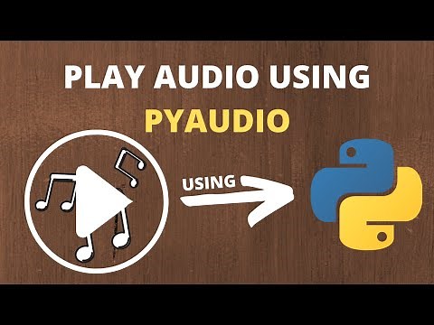 Play audios using PYAUDIO || PYAUDIO || PYAUDIO tutorial || Adi's Technical Aid