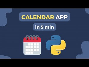 Create a GUI Calendar using Python and Tkinter | Tutorial For Beginners