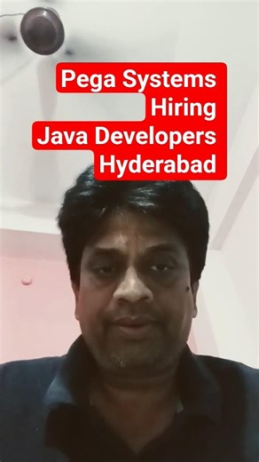 Pega Hiring Software Engineer #Java# Developer | 2–3 Years | Hyderabad