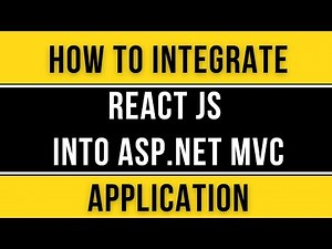 ASP NET MVC React JS jsx Integration Example