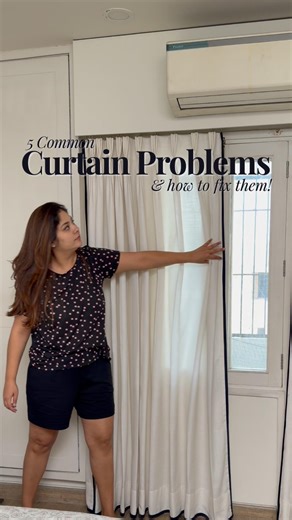 Common curtain problems & how to fix them! #homedecor #curtains #transformyourhome