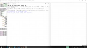 ( Complex Numbers) Create a class called Complex for performing arithmetic with complex numbers. Complex numbers have the form     reallart   imaginaryPart ^* where i is     √(-1) Write a program to test your class. Use floating-point variables to represent the private data of the class. Provide a constructor that enables an object of this class to be initialized when it is declared. Provide a no-argument constructor with default values in case no initializers are provided. Provide public method