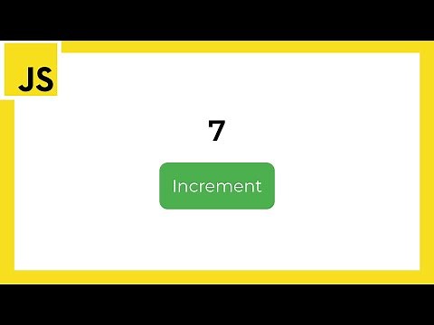 How to create an increment button in JavaScript (Web development 2020)