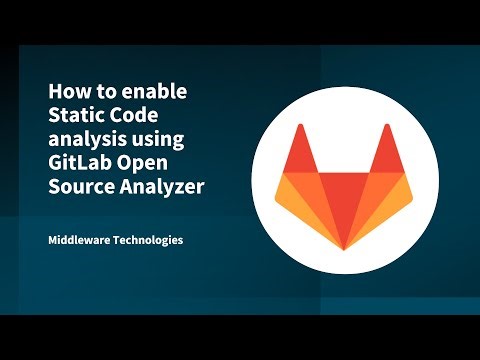 How to enable Static Code analysis using GitLab Open Source Analyzer