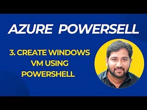 3. Create Azure Windows VM using PowerShell | #azure #microsoft #powershell #powershellscripting