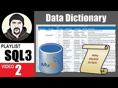 How to generate MySQL data dictionary from SQL script