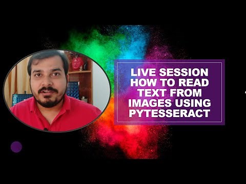 Live Discussion - How To Read Text From Images Using Pytesseract
