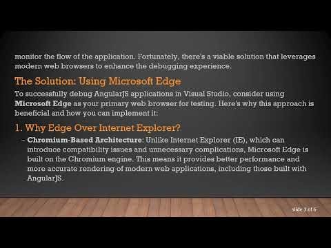 How to Debug AngularJS in Visual Studio