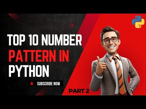 Top 10 Number Patterns in Python (For Beginner) | Part 2