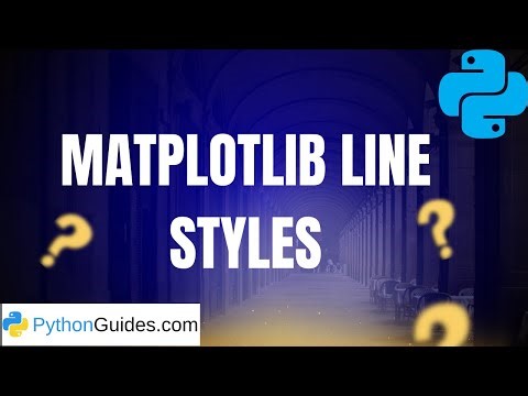 Python Matplotlib Line Styles Tutorial
