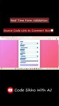 Forms That Don't Validate in Real-Time Lose Users #webdev #frontend #shorts