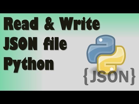 How to Read and Write JSON File in Python #json #python