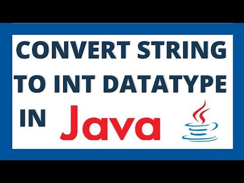 Convert string to int in java using 3 ways | String to integer datatype conversion