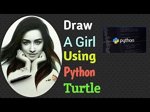 Draw Anime Girl Using 🤩 Python Turtle | Python Turtle | Python graphics | python turtle graphics