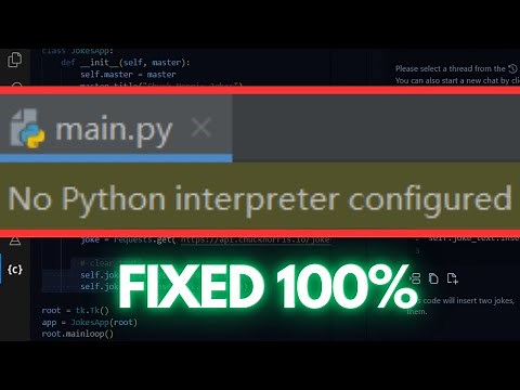 No Python Interpreter Configured for Project - PyCharm [FIXED] - 2024