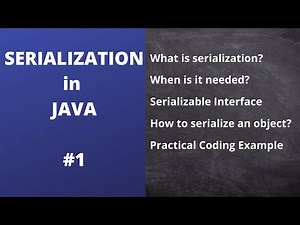Serialization in JAVA | #1 | Object Serialization | Serializable Interface