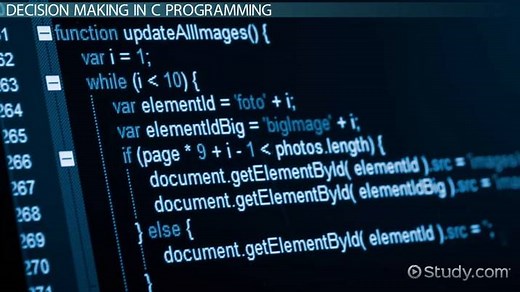 IF, ELSE, & IF-ELSE Statements in C Programming