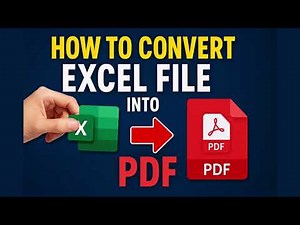 📊 How to Convert Excel File into PDF | Save Excel as PDF (Easy & Free Methods)