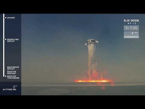 Watch Blue Origin's New Shepard Rocket Launch and Land - NS-12 Mission
