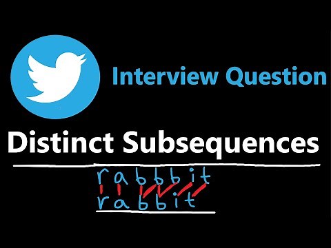 Distinct Subsequences - Dynamic Programming - Leetcode 115 - Python