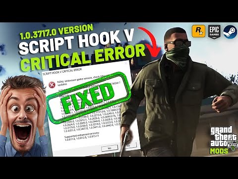 How to FIX Script Hook V Critical Error In 2 MINUTES | December 2025 (rockstar, epic, steam)