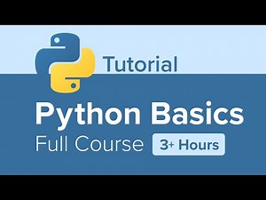 Python Basics Full Course Tutorial (3+ Hours)