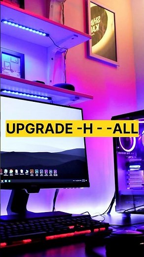 How to upgrade your PC installed softwares through command! #pctipsandtricks #windows #shorts