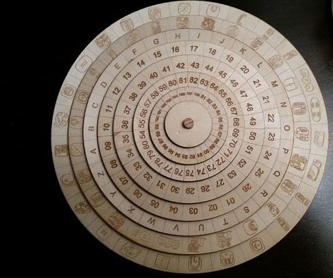 Mexican Mayan Cipher Wheel