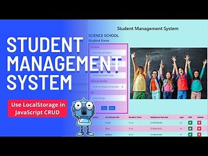 Student Management System with LocalStorage | JavaScript CRUD Project