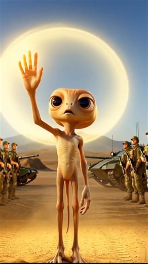 One Alien. One Question. A Moment of Peace. 👽🌍 #shorts #war #alien