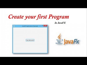 #03 JavaFX Tutorial | Create your first JavaFX Application