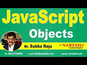 Objects in JavaScript | JavaScript Tutorial | Mr. Subba Raju