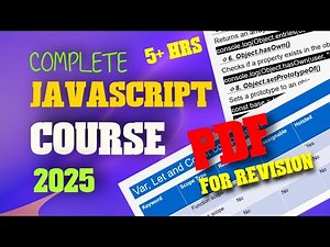 JavaScript Full Course for Beginners to Advanced (2025)