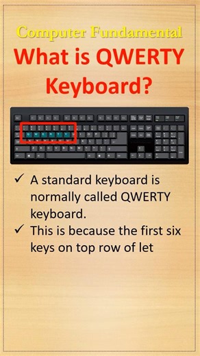 What is QWERTY Keyboard? Input Device | #shortsfeed #youtubeshorts