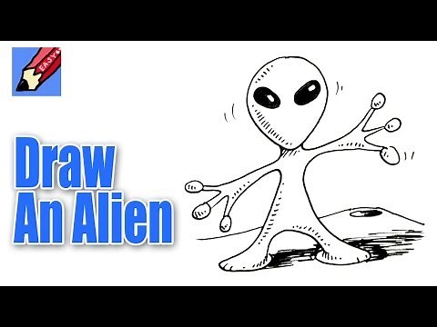 How to Draw an Alien Real Easy