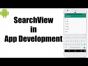 How to use Search View in Android Studio | Android Tutorial for Beginner
