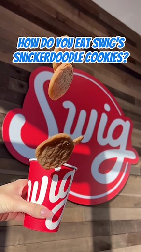 What’s your favorite way to eat your Snickerdoodle Cookies?😋 #swig #cookies #bestcookies #snickerdoodle #snickerdoodlecookies #christmastreats #yum #besttreats