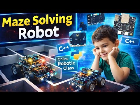 How to Make a Maze Solving Robot | Easy Arduino Project for School Students